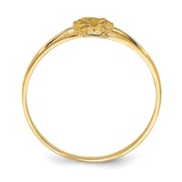14K Yellow Gold Mini Butterfly Ring view 2