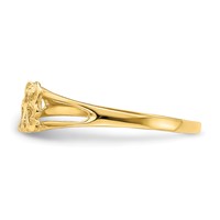 14K Yellow Gold Mini Butterfly Ring view 4
