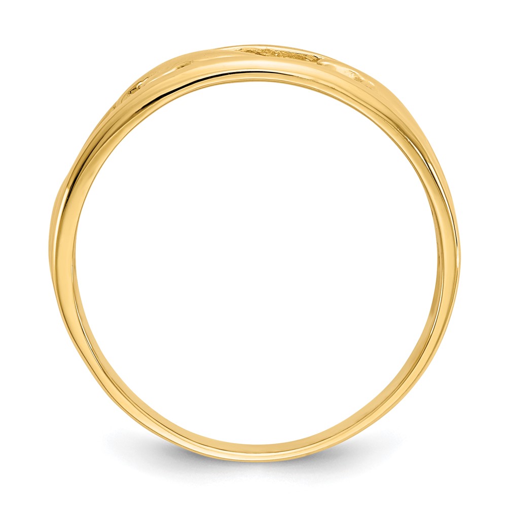 14K Triple Dolphin Band Ring (K4558)