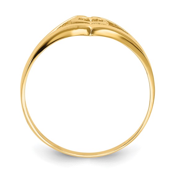 14k Polished Heart Ring