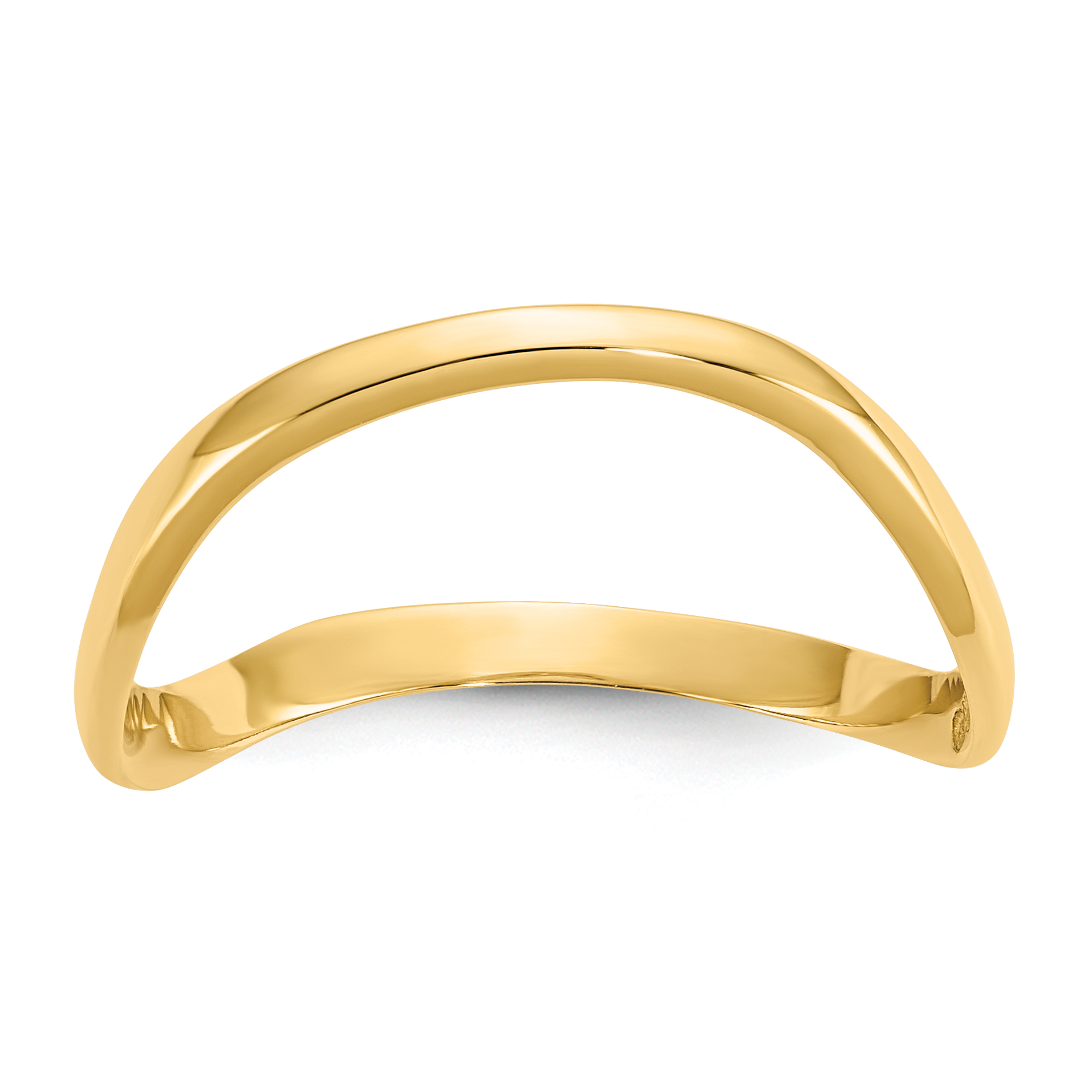 14K Wave Fashion Thumb Ring (K4595)