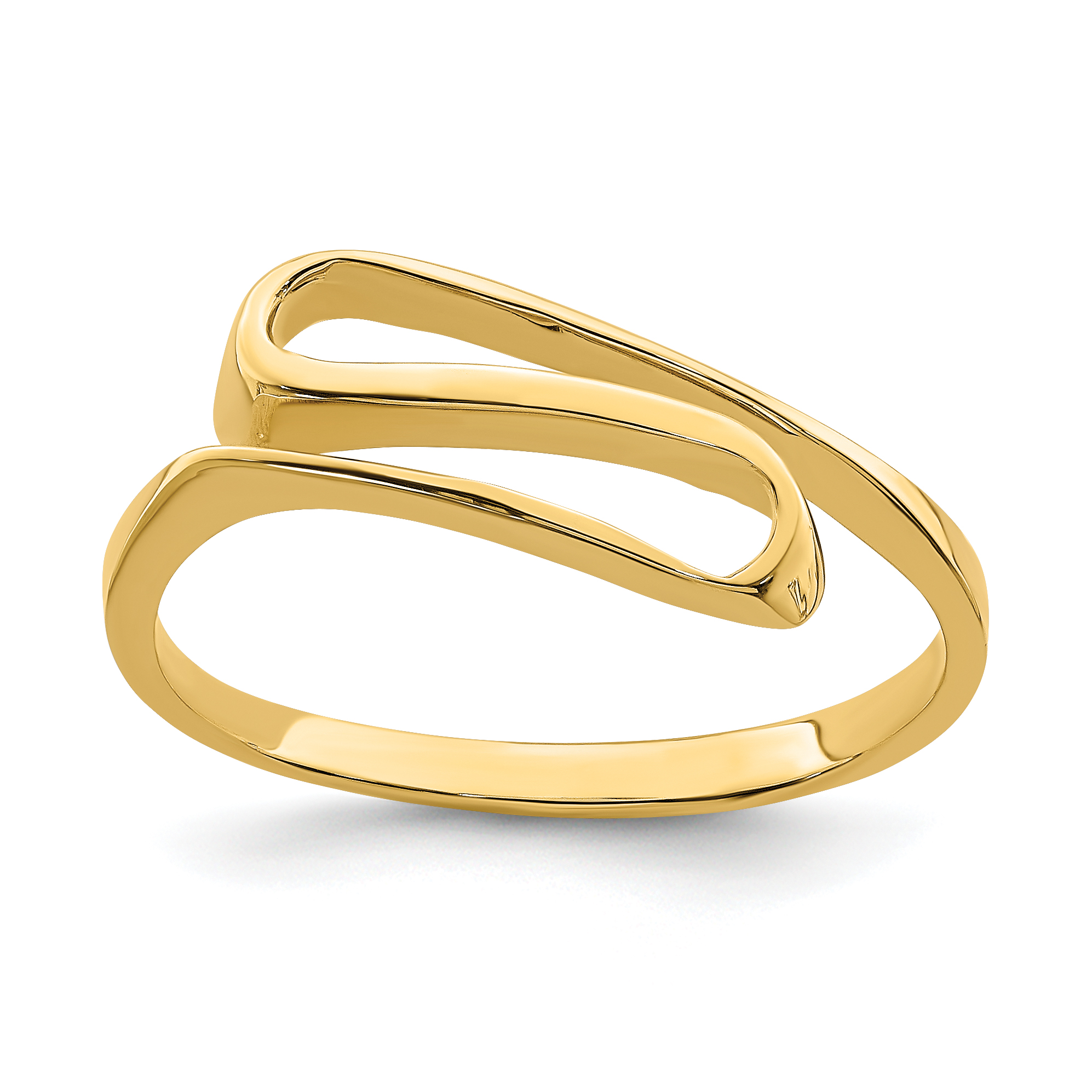 14K Swirl Ring (K4596)
