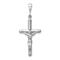 14K White Gold Crucifix Pendant view 1