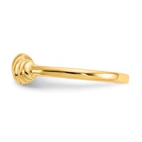 14K Yellow Gold Love Knot Band view 4