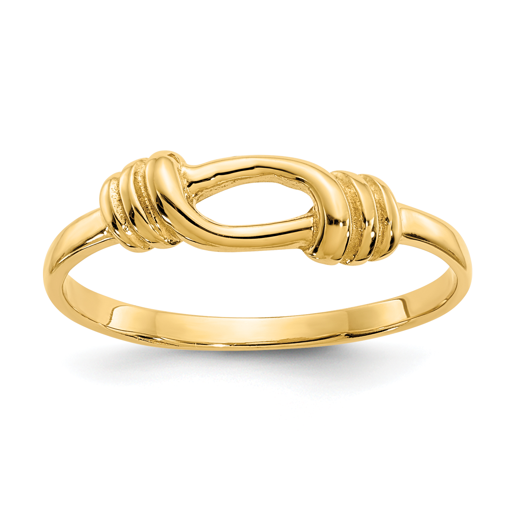 14K Love Knot Band (K4602)