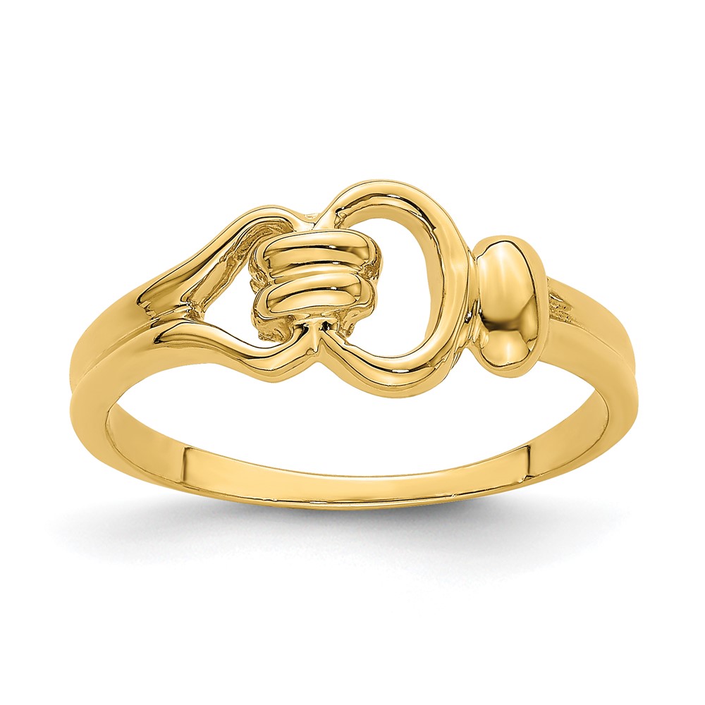 14K Freeform Knot Ring