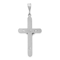 14K White Gold Crucifix Pendant view 3