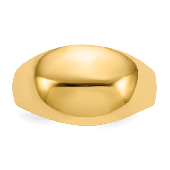 Gold Polished Classic Rings