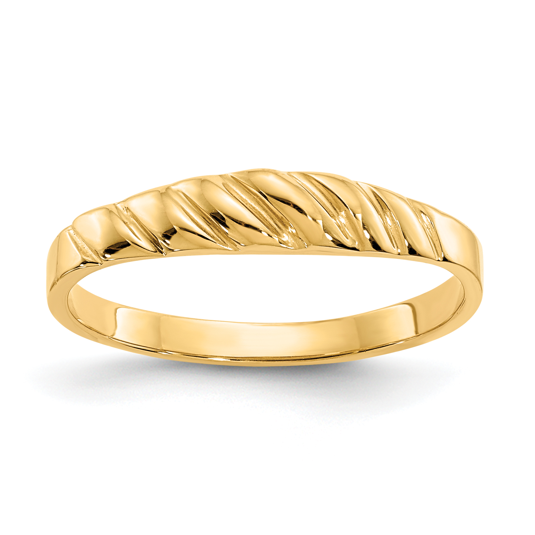 14K Polished Valley Dome Ring (K4634)