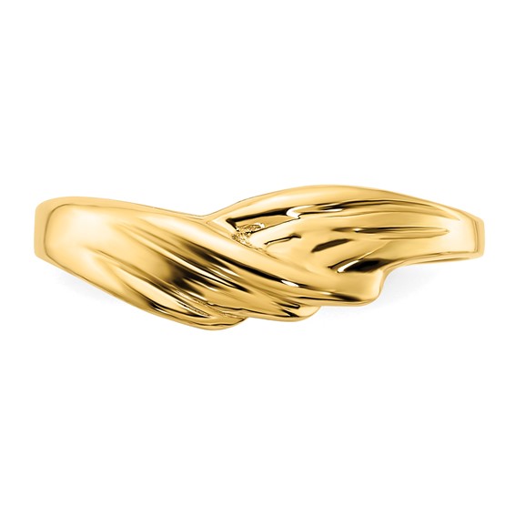 14K Polished Freeform Ring