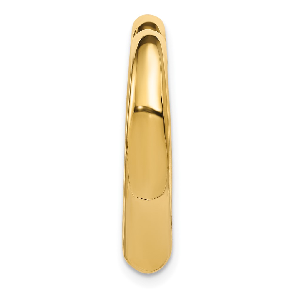 14K Polished Heart Chain Slide (K4663)