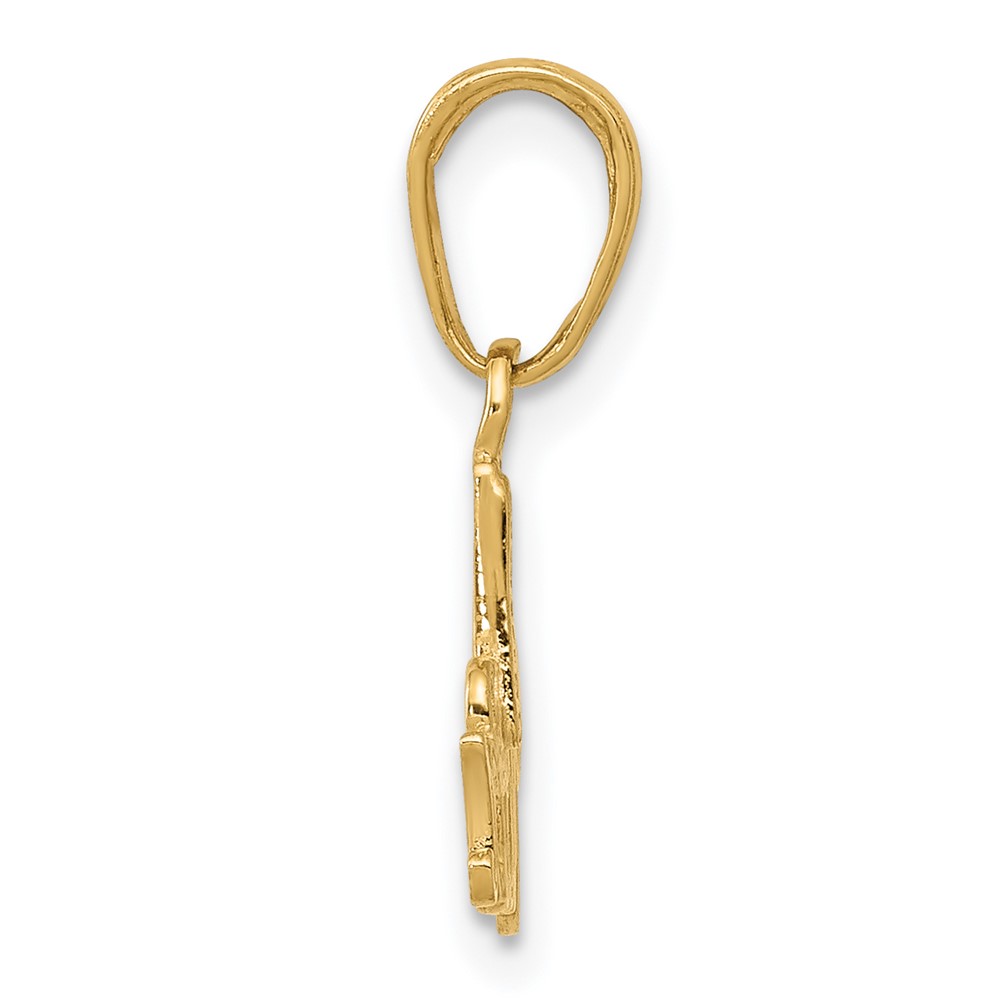 14k #1 MOM Charm (K4719)