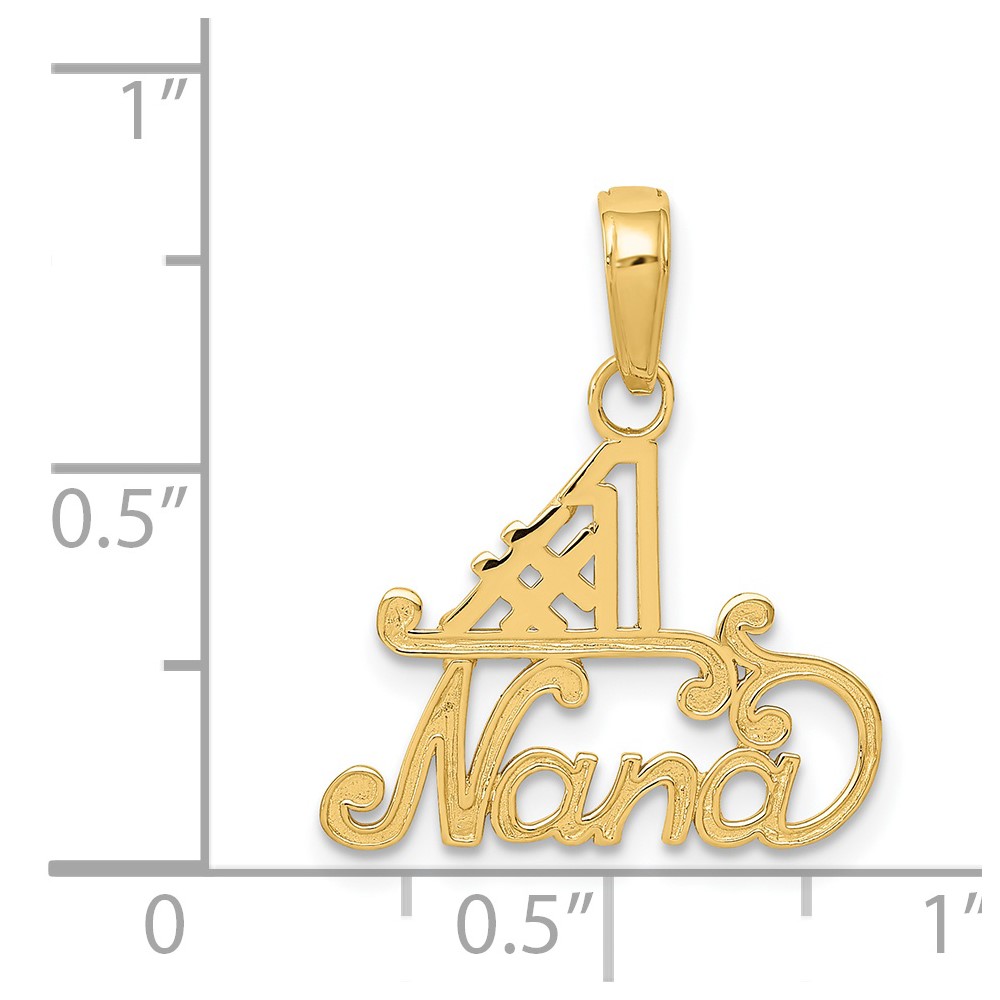 14k #1 NANA Charm (K4724)