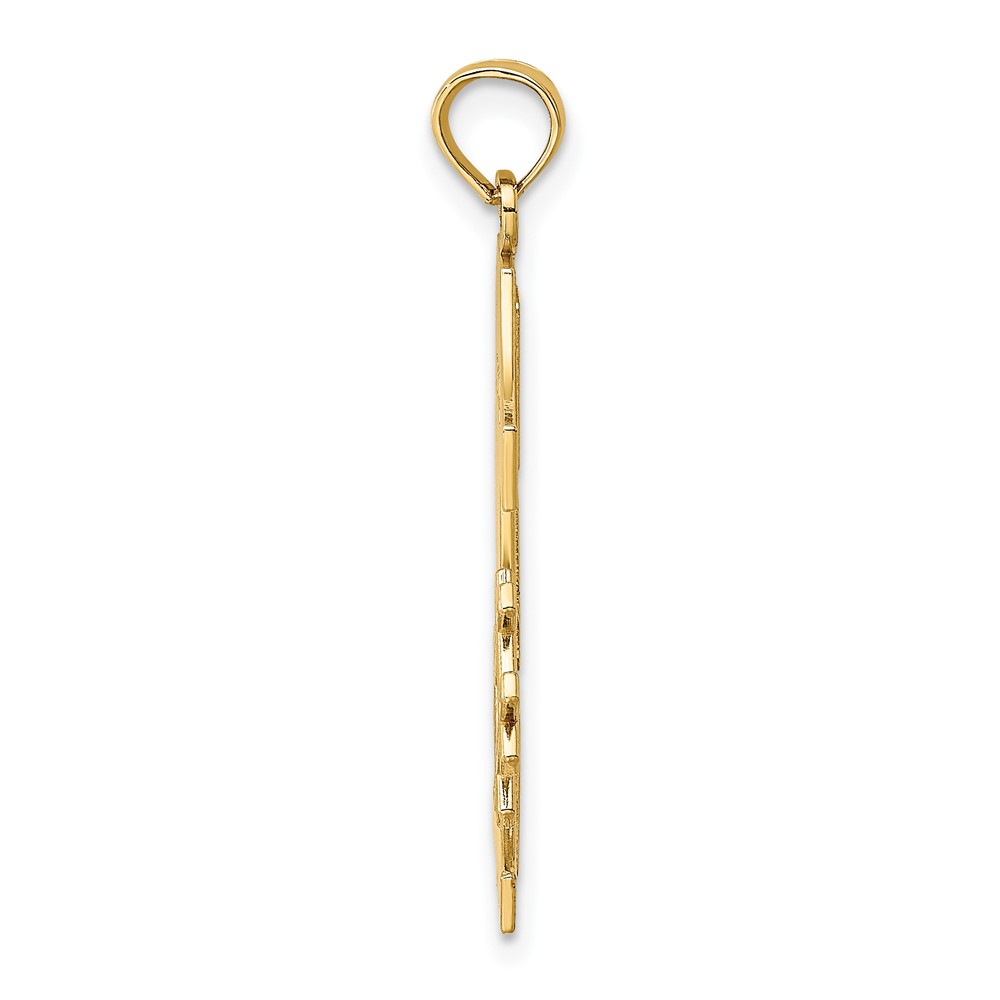 14k #1 DAD Charm (K4730)