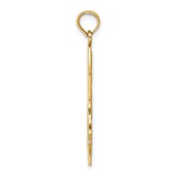 14K #1 Dad Charm view 2