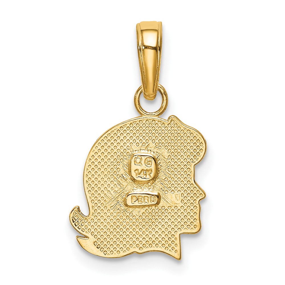 14k Girl Charm (K4751)