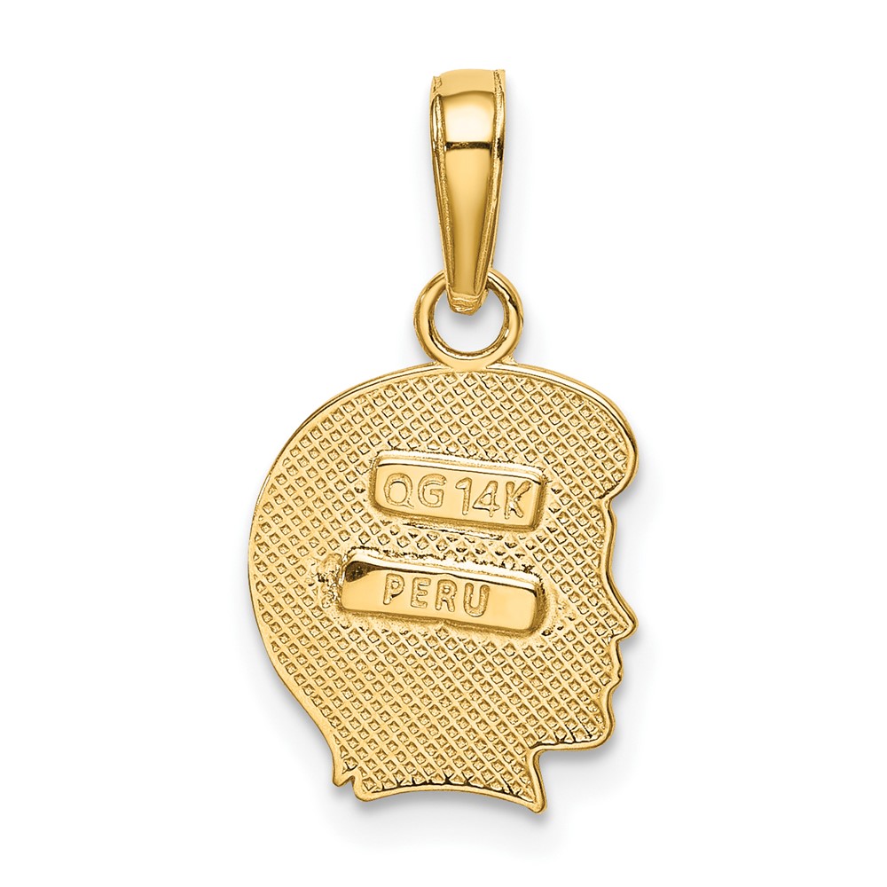 14k Boy charm (K4752)