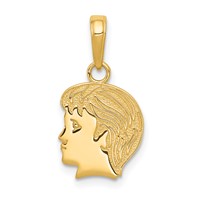 14K Yellow Gold Boy Charm view 1
