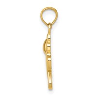 14K Yellow Gold Little Girl Charm view 2