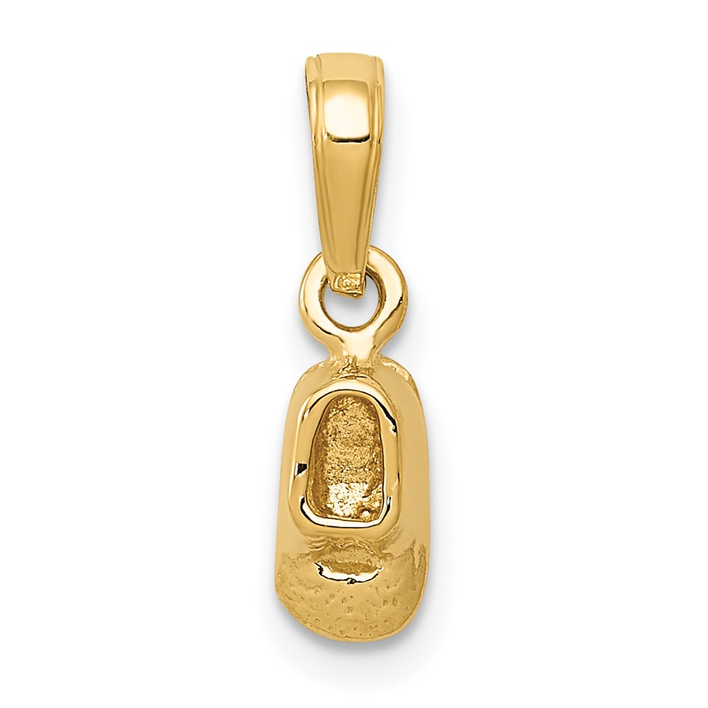14k  3D Baby Shoe Charm (K4766)