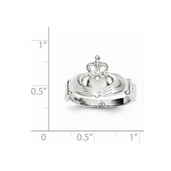 Gold Polished Claddagh Rings