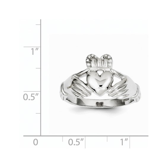 Gold Polished Claddagh Rings