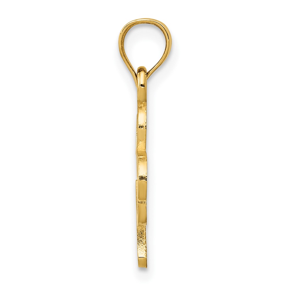 14k 3 Leaf Clover Pendant (K4779)