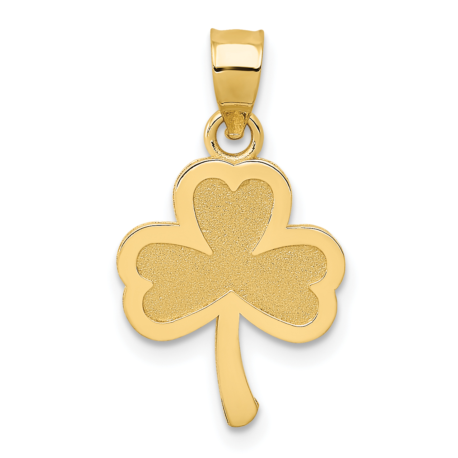 14k 3 Leaf Clover Pendant (K4779)