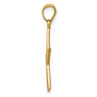 14K Yellow Gold Filigree Star Pendant view 2