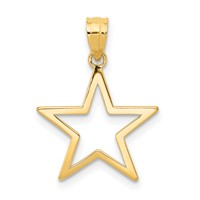 14K Yellow Gold Star Charm view 1