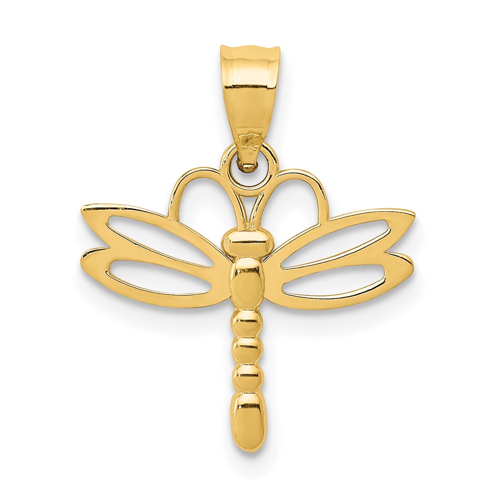 14k Dragonfly Pendant (K4851)