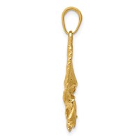 14K Yellow Gold Eagle Charm view 2