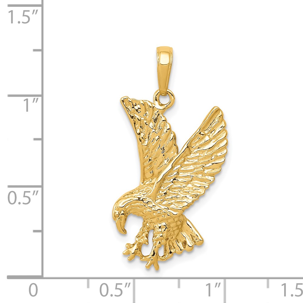 14k Eagle Charm (K4853)