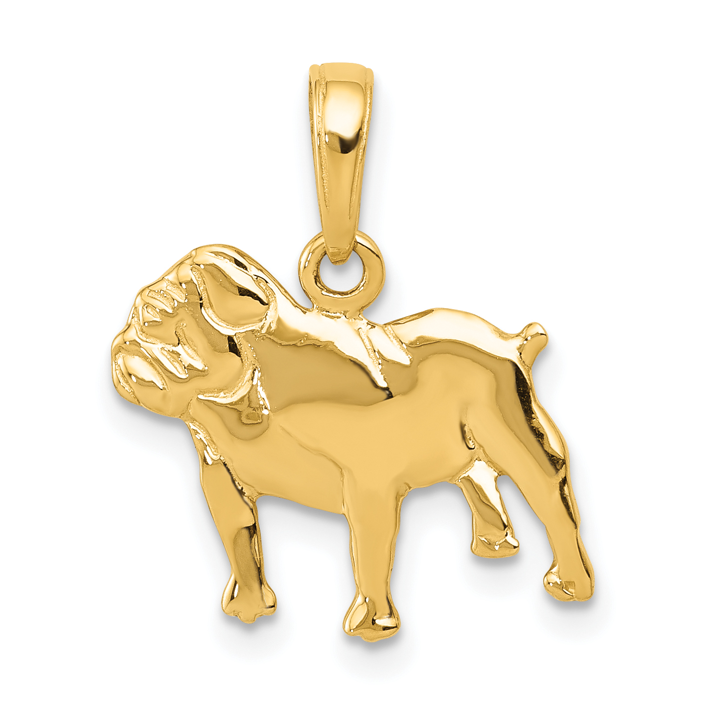 14k Bulldog Charm (K4858)