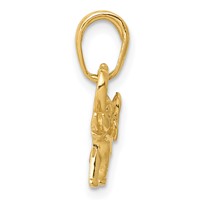 14K Polished Elephant Charm view 2