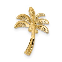 14K Yellow Gold Palm Tree Chain Slide view 3