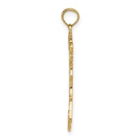 14K Yellow Gold Map Charm with Italy view 2