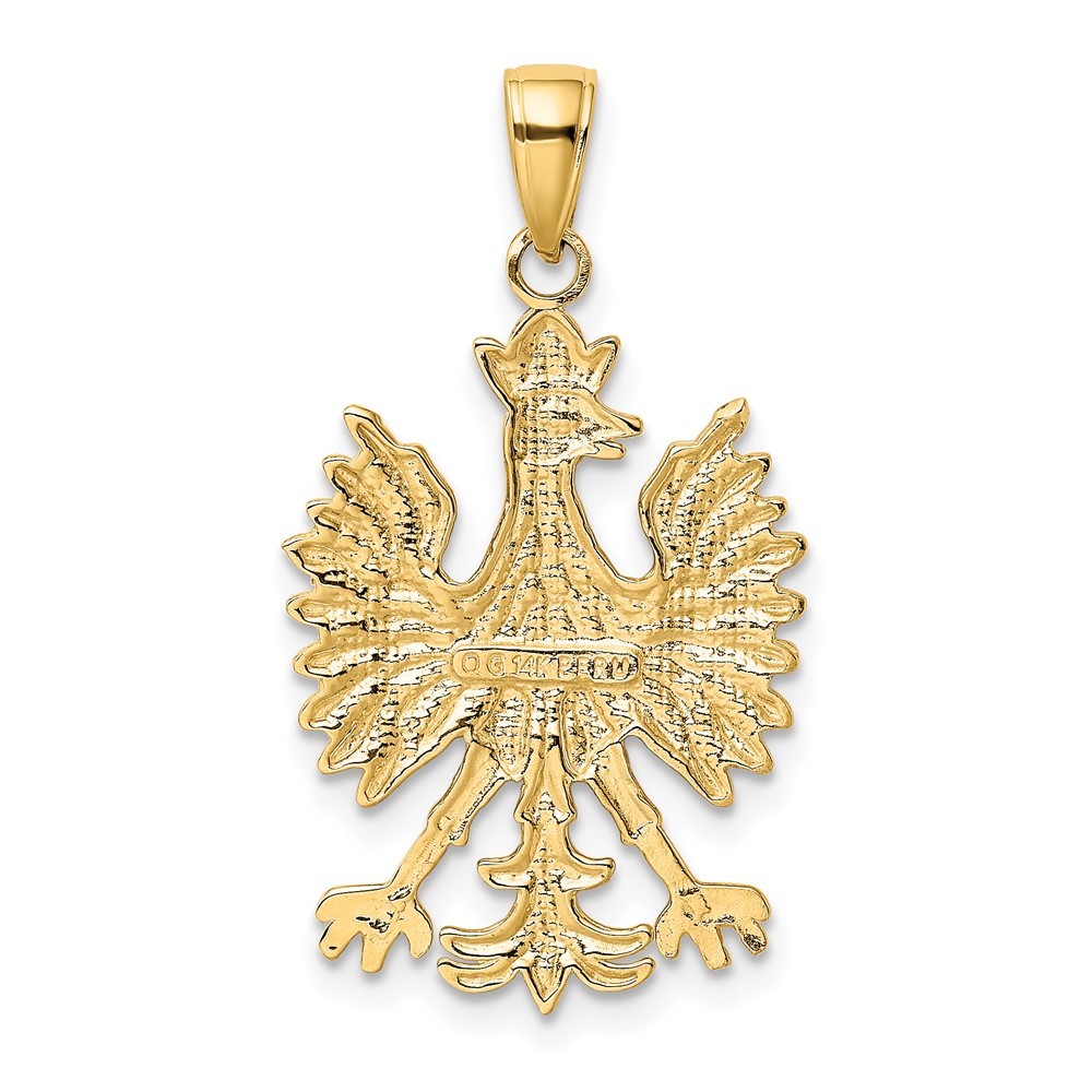 14k Phoenix Mythological Bird Charm (K4925)