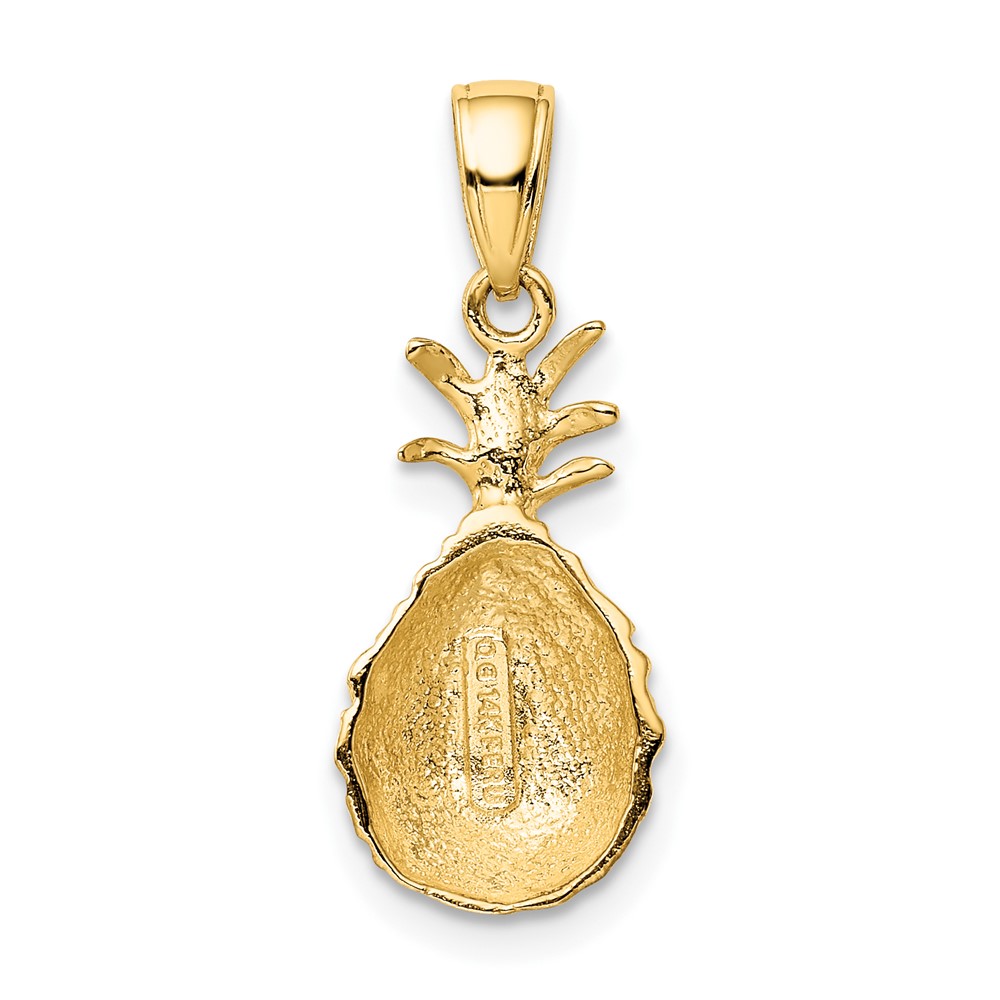 14k Diamond-cut Pineapple Pendant (K4938)