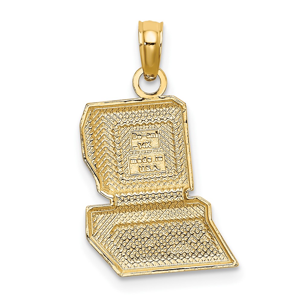 14k COMPUTER WHIZ Charm (K4942)