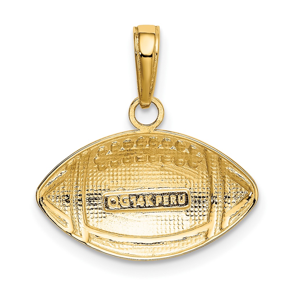 14k Football Charm (K4952)