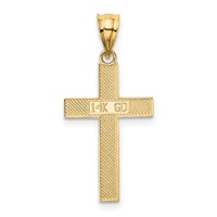 14K Cross Pendant view 3