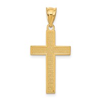 14K Cross Pendant view 1