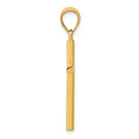 14K Yellow Gold Cross Pendant view 2