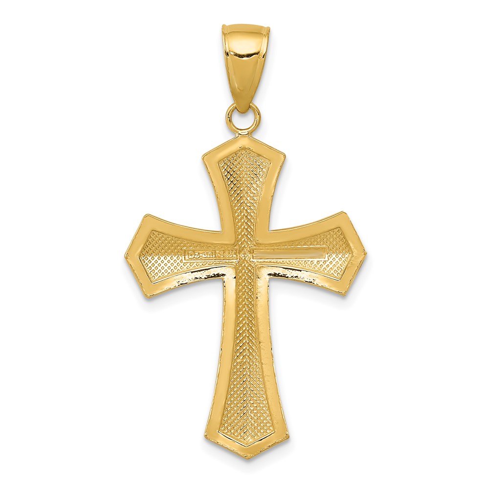 14k Passion Cross Pendant (K5028)
