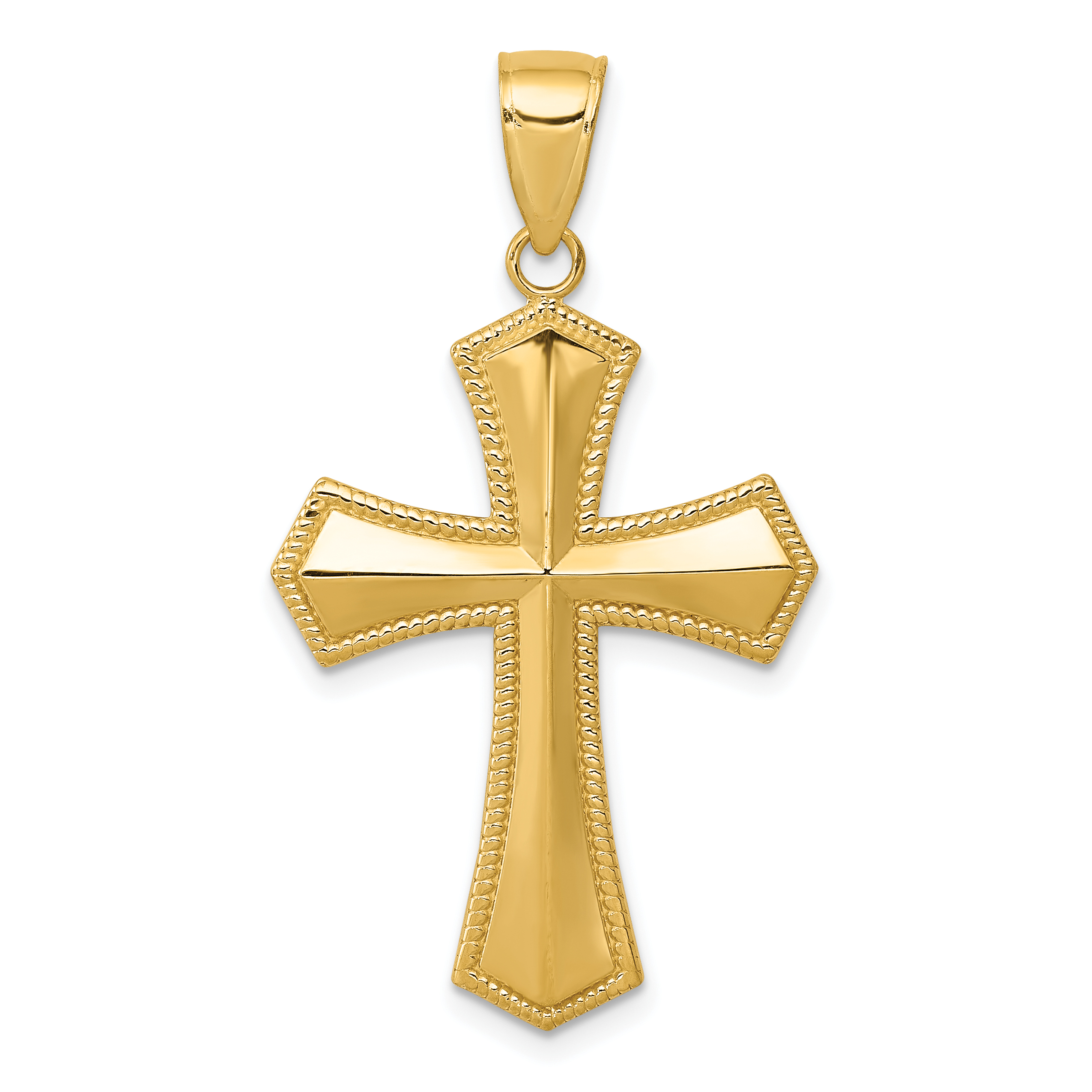 14k Passion Cross Pendant (K5028)