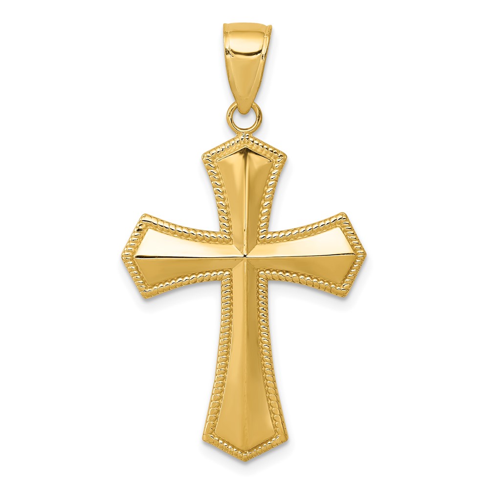 14k Passion Cross Pendant (K5028)