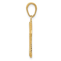14K Passion Cross Pendant view 2