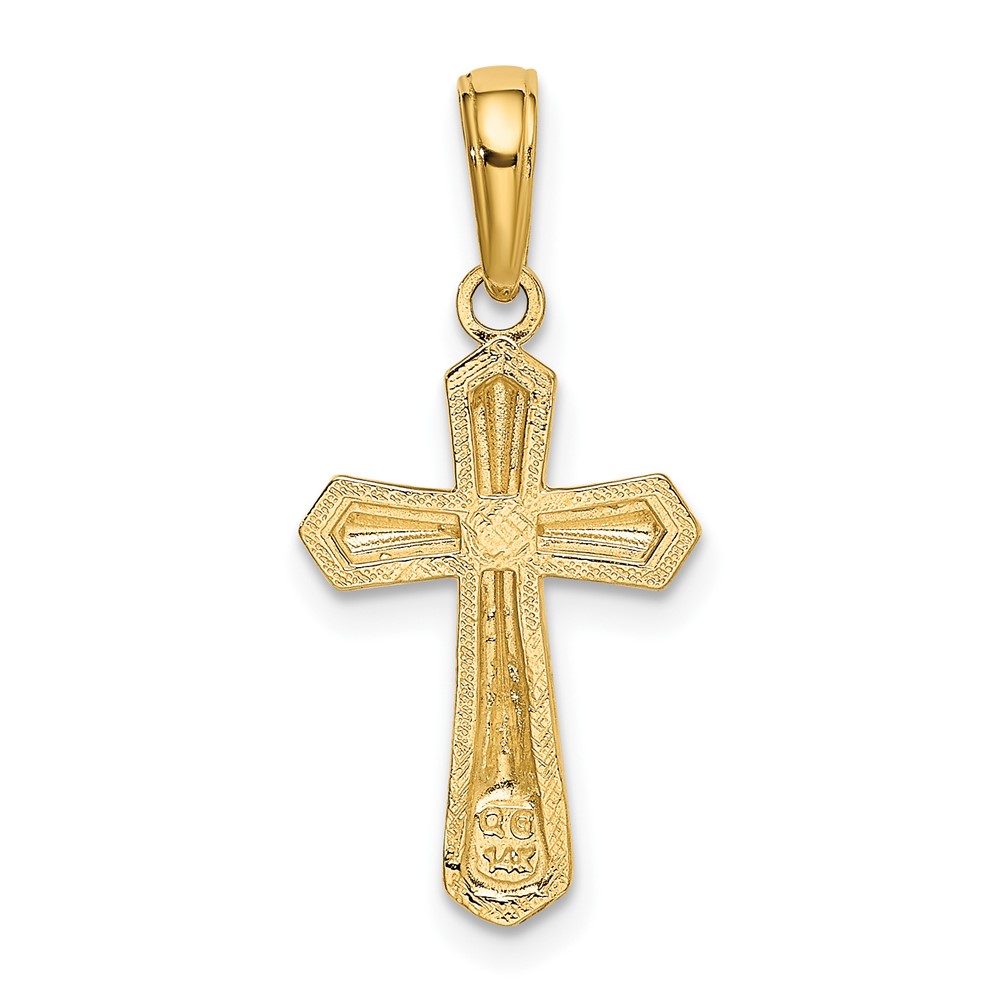14k Passion Cross Pendant (K5046)