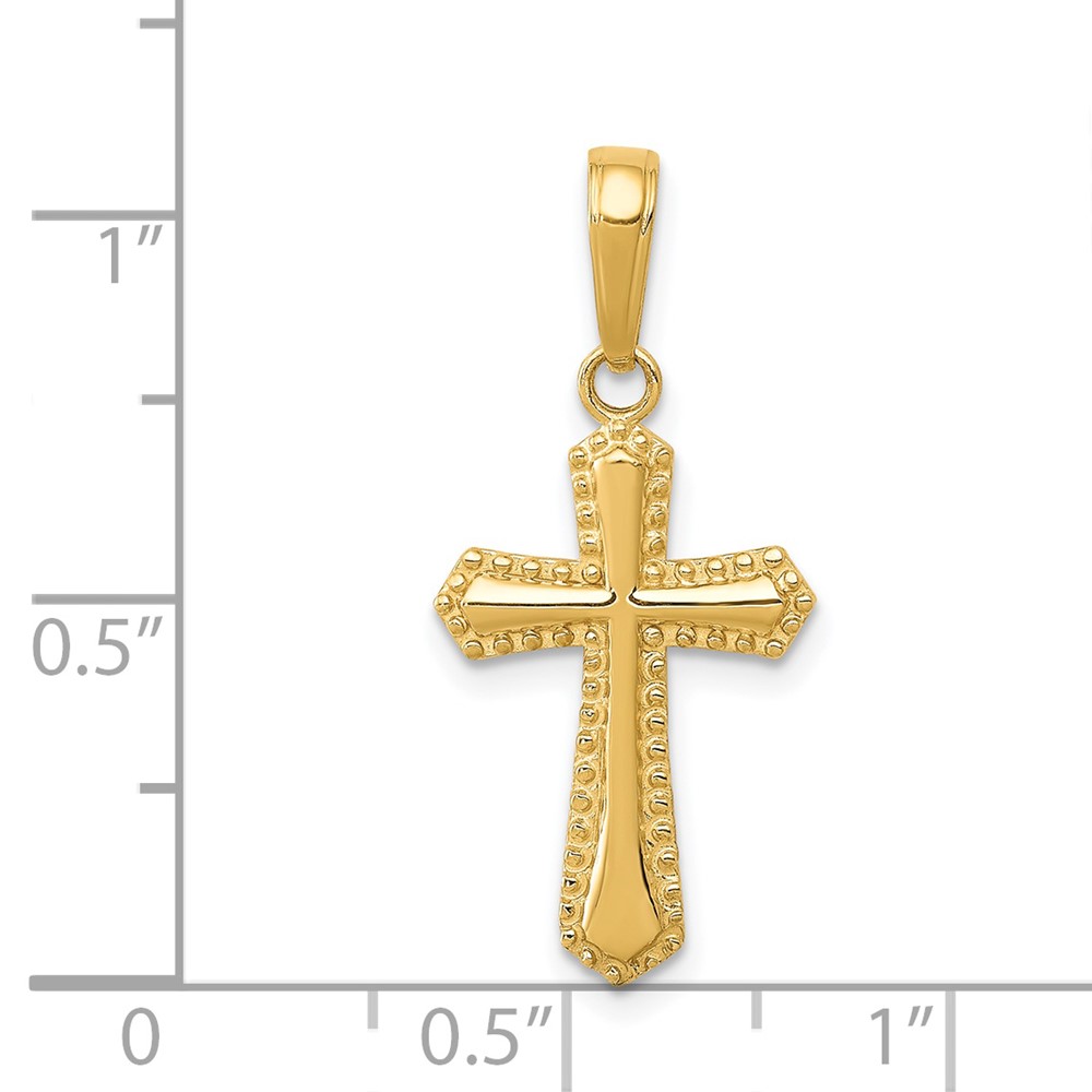 14k Passion Cross Pendant (K5046)